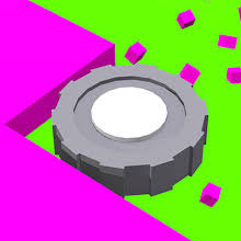Gergaji Warna 3d